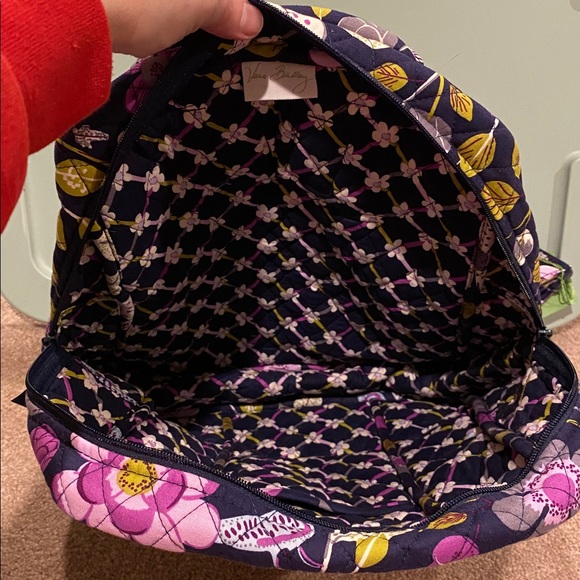 Vera Bradley “Floral Nightengale” Large Fabric Backpack. NWT - Picture 7 of 9